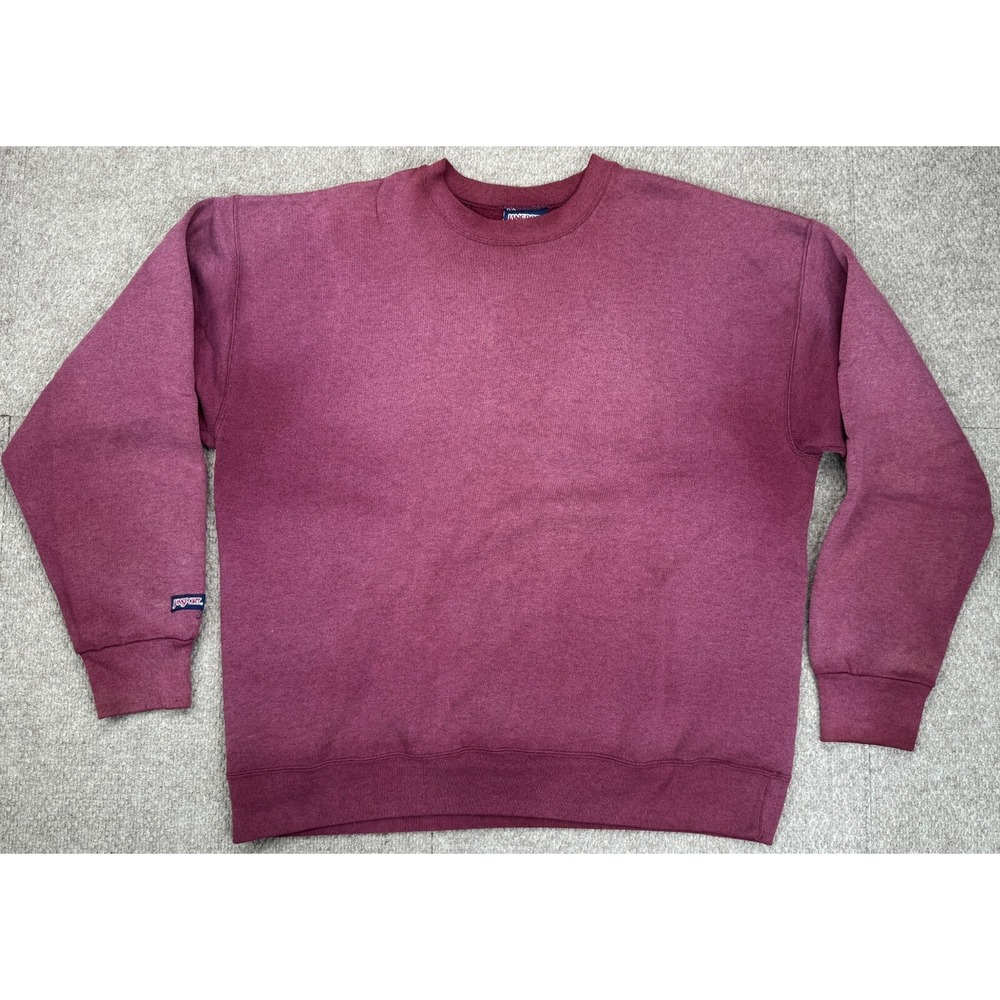 Jansport Vintage‎ Men's Made In USA Blank Long Sleeve Sweatshirt Size XXL